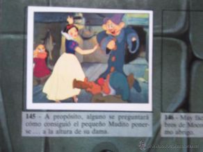 Collezionismo Figurine antiche: BLANCANIEVES DISNEY PANINI 145